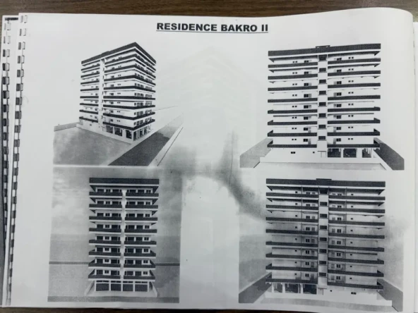 Résidence BAKRO II - Immeuble à vendre Marcory - 16 appartements- 2 magasins